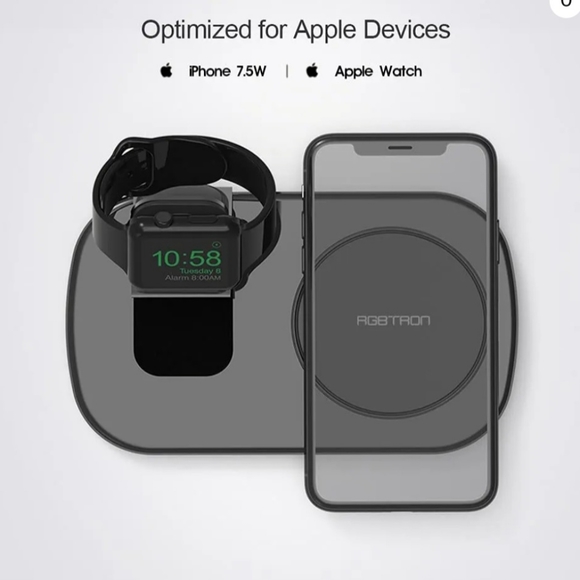 LAX DC 5V / 2A DC 9V / 1.67A Fast Wireless Charger for Apple iwatch/ Phone. - Picture 8 of 12